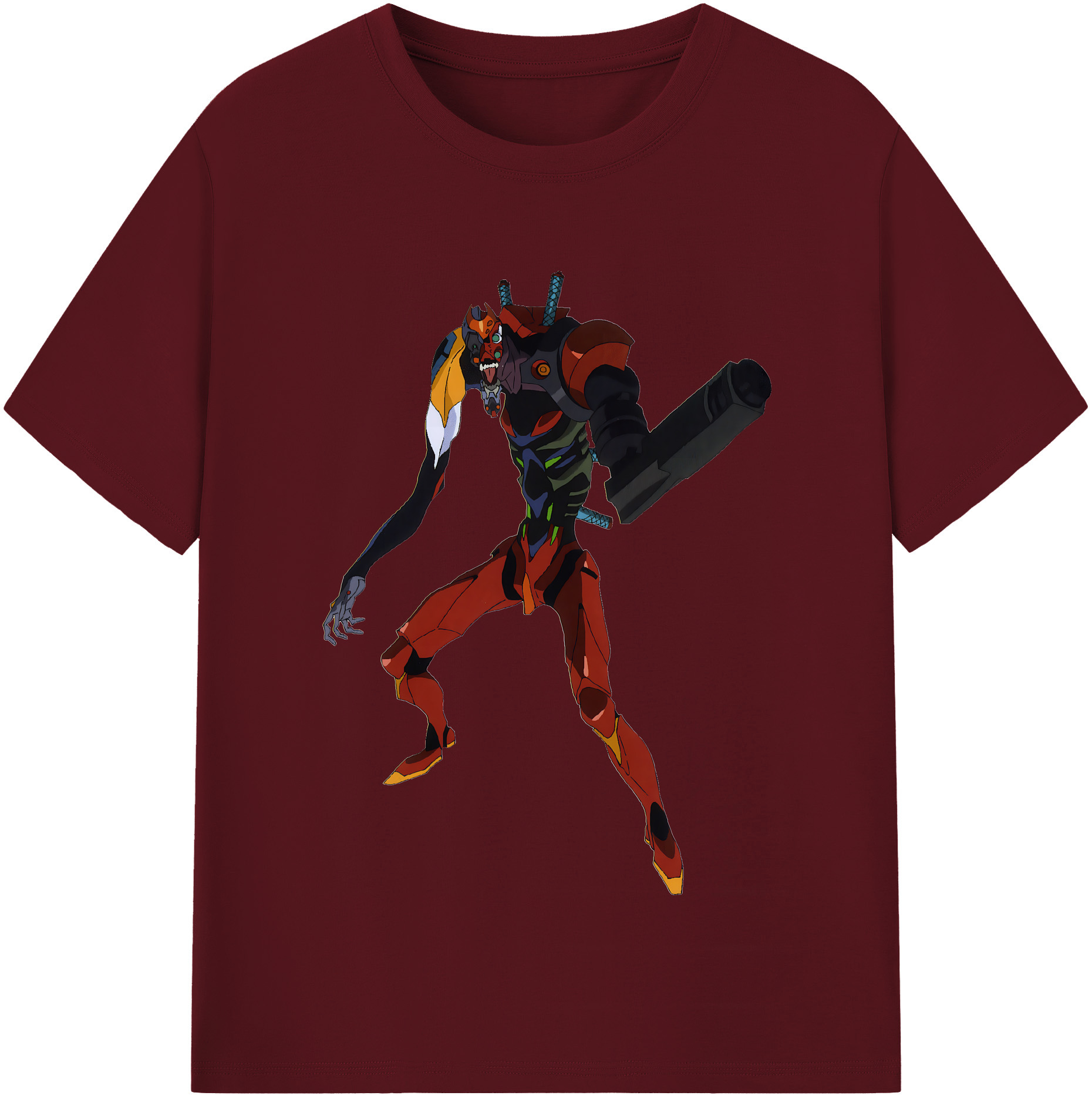 （画像用） EVA 新世紀エヴァンゲリオン 綿100％半袖Tシャツ（フロントプリント）